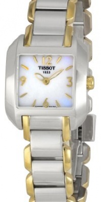 Tissot Women's T02228582 T-Wave Two-Tone Bracelet Watch Tissot Women's T02228582 T-Wave Two-Tone Bracelet Watch