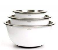 OXO Good Grips 3-Piece Stainless-Steel Mixing Bowl Set