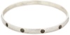 GURHAN Midnight White Silver with Dark Silver Flakes Bangle Bracelet