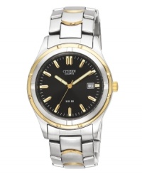 Stay at the top of your game with this handsome watch by Citizen.