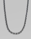 A finely crafted chain for every modern man, designed from small links of sterling silver. From the Armory Collection Sterling silver Chain, about 22 long Lobster clasp Imported 