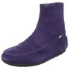 Venettini Toddler/Little Kid 55-Chelsy Boot,Purple Suede,31 M EU / 13-13.5 M US Little Kid