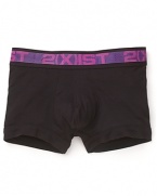 Add some pizzazz underneath your everyday attire with these uber-cool trunks from 2(x)ist.