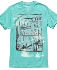 Capture a complete downtown look with NYC-inspired t-shirt from Marc Ecko Cut & Sew. Capture a complete downtown look with NYC-inspired t-shirt from Marc Ecko Cut & Sew.