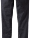 Baby Phat Girls 7-16 Embroidered Denim Pant, Black, 7