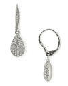 Nadri's silver and crystal earrings make a strong case for sparkle. In a teardrop shape, this pair lends easy glamour to silky soiree dresses.