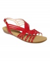 The cuteness is in the straps. Nine West's What Not flat sandals are sexy and comfy. What's not to love?