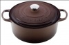 Le Creuset Round Oven 5.5 Quart Signature Truffle