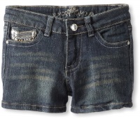 Almost Famous Girls 7-16 Mixed Stone Denim Short, Dark Tint Wash, 7 Almost Famous Girls 7-16 Mixed Stone Denim Short, Dark Tint Wash, 7