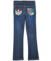 Rocawear Too-Face Skinny Jeans (Sizes 7 - 16) - dark denim, 12