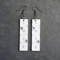 TekChick Earrings - LOVE Sparkles