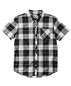 In a big, bold buffalo plaid, this shirt from O'Neill is a rugged take on your standard weekend rotation.