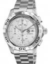 TAG Heuer Men's CAP2111.BA0833 Aquaracer Silver Chronograph Dial Watch