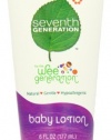 Seventh Generation Baby Lotion, 6 Ounce