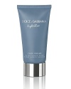 A hydrating after shave balm that enhances fragrance application.