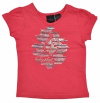 Baby Phat Girls Short-Sleeve W/Silver Sequin Design T-shirt (12/14, Honey Suckle) Baby Phat Girls Short-Sleeve W/Silver Sequin Design T-shirt (12/14, Honey Suckle)