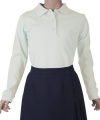Genuine L/S Lace Collar Knit Polo (Sizes 7 - 20)