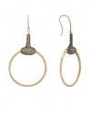 Effy Jewlery Cavier Cognac Diamond 14K Rose Gold Earrings, .99 TCW