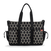 Skip Hop Duo Double Hold It All Diaper Bag, Onyx Tile Skip Hop Duo Double Hold It All Diaper Bag, Onyx Tile