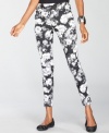 INC puts a new spin on petite leggings with a pretty floral print and a flattering fit.