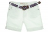 Epic Threads Midi Denim Shorts with Belt White 10