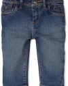 Levi's Girls 2-6x Little City Girl Skimmer, Rock Star, 5 Regular