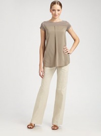 EXCLUSIVELY AT SAKS. Lightweight fabrication meets the elegant wide-leg silhouette for an unbelievable fit.Button closureZip frontSlash front and back pocketsFully linedAbout 34 long52% linen/48% cotton/li> Dry cleanMade in Italy Model shown is 5'10½ (179cm) wearing US size Small. EXCLUSIVELY AT SAKS. Lightweight fabrication meets the elegant wide-leg silhouette for an unbelievable fit.Button closureZip frontSlash front and back pocketsFully linedAbout 34 long52% linen/48% cotton/li> Dry cleanMade in Italy Model shown is 5'10½ (179cm) wearing US size Small.