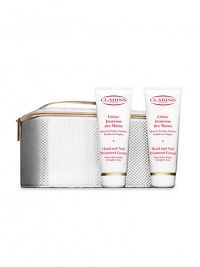 Refresh your hands and nails on the go with this advanced formula, featured in a small travel bag. Set includes: Hand and Nail Cream, 3.5 oz. and a complimentary travel bag. Refresh your hands and nails on the go with this advanced formula, featured in a small travel bag. Set includes: Hand and Nail Cream, 3.5 oz. and a complimentary travel bag.