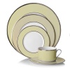 Mikasa Color Studio Ivory-Platinum 5-Piece Dinnerware Placesetting