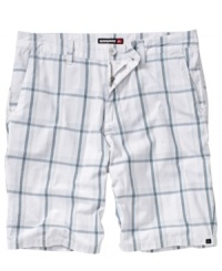 Take a break from your casual cargos rotation and pop in this patterned pair of shorts from Quiksilver. Take a break from your casual cargos rotation and pop in this patterned pair of shorts from Quiksilver.