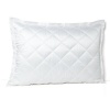 Hudson Park Collection Luxe Diamond Stitch Standard Pillow Sham White