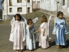 Girls Dress Like Angels in Robes, Crowns, and Wings for Easter Parade Photographic Poster Print by W. Robert Moore, 18x24