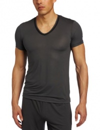 Calvin Klein Men's Micro Modal Essentials V-Neck, Mink, Medium