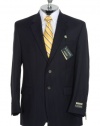 Ralph Lauren Mens 2B Navy Stripe Wool Sport Coat Jacket- Size 38R