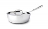 All Clad Stainless Steel 3-Quart Saucier Pan with Lid