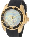 Invicta Women's 0489 Angel Collection Cubic Zirconia Accented Polyurethane Watch