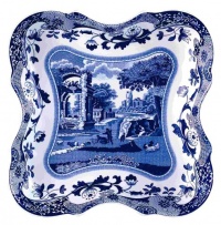 Spode Blue Italian Devonia Tray Spode Blue Italian Devonia Tray