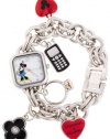 Disney Women's MN2011 Minnie Mouse Mother-of-Pearl Dial Charm Watch