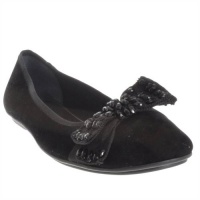 ALFANI Amor Flats W Bow Women's Blacks Shoes sz 9.5 M ALFANI Amor Flats W Bow Women's Blacks Shoes sz 9.5 M