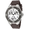 Invicta Women's 0699 Angel Collection Brown Multi-Function Rubber Watch
