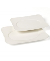 More than stylish, Catania serving platters from Ecoware are ultra white, ultra strong and ultra green, crafted using porcelain discarded during the manufacturing process. A uniquely scalloped shape give the set fresh appeal. More than stylish, Catania serving platters from Ecoware are ultra white, ultra strong and ultra green, crafted using porcelain discarded during the manufacturing process. A uniquely scalloped shape give the set fresh appeal.
