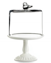 Martha Stewart Collection preserves your most impressive confections with a whimsical domed cupcake stand that conceals but reveals what's to come. Martha Stewart Collection preserves your most impressive confections with a whimsical domed cupcake stand that conceals but reveals what's to come.