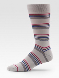 EXCLUSIVELY OURS. Multicolored stripes knitted from a generous cotton blend will be a classic and comfortable addition to your wardrobe collection.Mid-calf height80% cotton/20% nylonMachine washMade in Italy EXCLUSIVELY OURS. Multicolored stripes knitted from a generous cotton blend will be a classic and comfortable addition to your wardrobe collection.Mid-calf height80% cotton/20% nylonMachine washMade in Italy