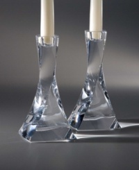At once boldly contemporary and refreshingly simple, the Piorett collection from Nambé takes crystal for a spin. Classic forms with heavy, square bases are crafted with a fanciful sense of movement and flight. Designed by Lisa Smith for Nambé. At once boldly contemporary and refreshingly simple, the Piorett collection from Nambé takes crystal for a spin. Classic forms with heavy, square bases are crafted with a fanciful sense of movement and flight. Designed by Lisa Smith for Nambé.