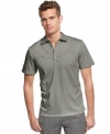 Change up your polo style with this shirt from Calvin Klein.