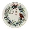 Lenox Winter Greetings Gold Banded Ivory China Dinner Plate