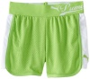 Puma - Kids Girls 2-6X Toddler Mesh Short, Green, 4T