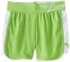 Puma - Kids Girls 2-6X Toddler Mesh Short, Green, 4T