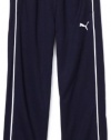 Puma - Kids Boys 2-7 Little Mesh Pant, Navy, 6