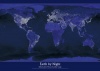 EARTH BY NIGHT - Satellite Photo POSTER Poster Print, 34x24 Poster Print, 34x24 Poster Print, 34x24